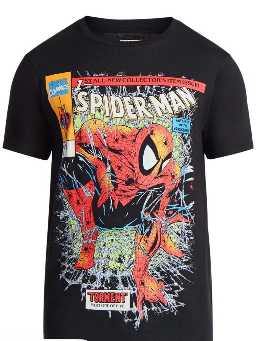 Spider-Man Men’s Spidey Crawl Graphic Tee Shirt
